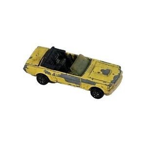 1979 KIDCO 1965 FORD MUSTANG YELLOW CONVERTIBLE 1:64 SCALE Trunk Opens